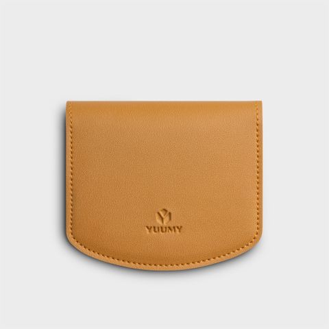 Ví da nữ phối dây đeo chéo dáng cong thời thượng Yuumy Seasand YV109V màu vàng