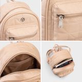  Balo Yuumy ( Thời trang nữ cỡ trung - Balo da Seasand YBA85K ) màu kem 