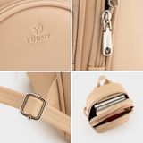  Balo Yuumy ( Thời trang nữ cỡ trung - Balo da Seasand YBA99K ) - Kem 