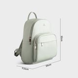  Balo Yuumy ( Thời trang nữ cỡ trung - Balo da Seasand YBA86XN ) màu xanh ngọc 