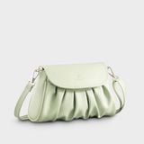  Túi Yuumy (Thời trang nữ đi tiệc size 22 - Túi đeo chéo da Seasand YN284XN) màu xanh ngọc 