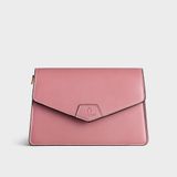  Túi Yuumy ( Thời trang nữ size 23 - Túi đeo chéo da YN97HR ) màu hồng ruốc 