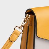  Túi Yuumy ( Thời trang nữ size 23 - Túi đeo chéo da YN97HR ) màu hồng ruốc 