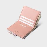  Ví Yuumy ( Thời trang nữ cầm tay - Ví da Seasand YV52HP ) màu hồng phấn 