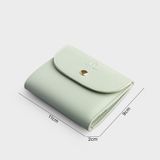  Ví Yuumy (  Thời trang nữ nhỏ gọn - Ví da Seasand YV58XN ) màu xanh ngọc 