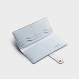  Ví Yuumy (  Thời trang nữ dáng dài - Ví da Seasand YV70XA ) màu xanh nhạt 