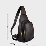  Balo Yuumy ( Thời trang nam,nữ - Balo da YBAC2D ) màu đen 