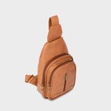  Balo Yuumy ( Thời trang nam,nữ - Balo đeo chéo da YBAC1BN ) màu bò nhạt 