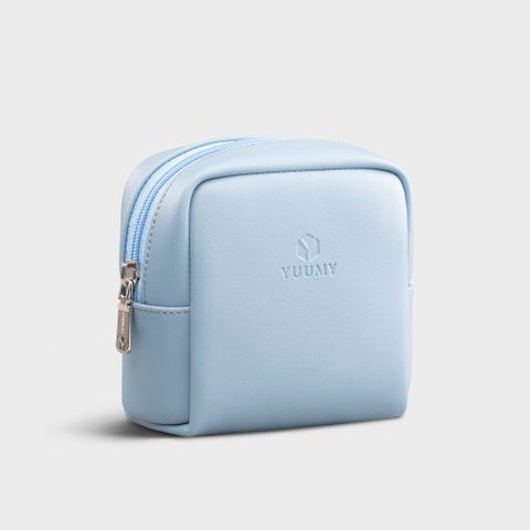 Túi Yuumy (Thời trang nữ đựng đồ trang điểm cỡ nhỏ - Túi da Seasand YMP1XD) màu xanh dương