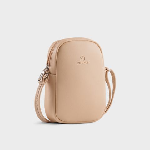 Túi đeo chéo da nữ dáng đứng bo tròn góc thời trang Yuumy Seasand YN259K màu kem