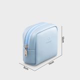  Túi Yuumy (Thời trang nữ đựng đồ trang điểm cỡ nhỏ - Túi da Seasand YMP1XD) màu xanh dương 