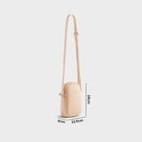  Túi Yuumy ( Thời trang nữ mini dáng đứng - Túi đeo chéo da Seasand YN259K ) - Kem 