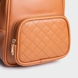  Balo Yuumy ( Thời trang nữ cỡ trung chần chỉ - Balo da YBA35X ) màu xanh đen 