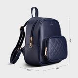  Balo Yuumy ( Thời trang nữ cỡ trung chần chỉ - Balo da YBA35X ) màu xanh đen 