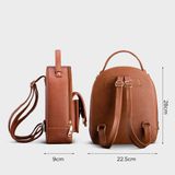  Balo nữ Yuumy YBA30BD màu bò đậm 