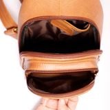  Balo Yuumy ( Thời trang nam,nữ - Balo đeo chéo da YBAC2N ) màu nâu 