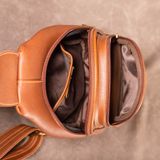  Balo Yuumy ( Thời trang nam,nữ - Balo đeo chéo da YBAC1D ) màu đen 