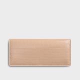  Ví Yuumy ( Thời trang nữ dáng dài nắp gập xinh xắn - Ví da Seasand YV90K ) - Kem 