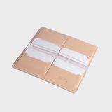  Ví Yuumy ( Thời trang nữ dáng dài nắp gập xinh xắn - Ví da Seasand YV90K ) - Kem 