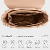  Balo Yuumy ( Thời trang nữ cỡ trung - Balo da Seasand YBA72HD ) Màu hồng đất 