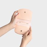  Ví Yuumy ( Thời trang nữ dáng cong - Ví da Seasand YV109K ) - Kem 