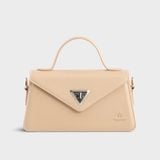  Túi Yuumy ( Thời trang nữ size 22 - Túi đeo chéo da Smooth YN243K ) - Kem 