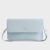  Ví Yuumy ( Thời trang nữ dáng ngang kèm dây đeo chéo - Ví da Seasand YV112XA ) - Xanh nhạt 