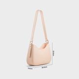  Túi Yuumy ( Thời trang nữ thiết kế đơn giản size 25 - Túi đeo vai da Seasand YN266HA ) - Hồng dâu 