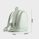  Balo Yuumy ( Thời trang nữ basic cỡ trung - Balo da Seasand YBA99XN ) - Xanh ngọc 