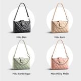  Túi Yuumy ( Thời trang nữ size 21 - Túi đeo vai da Seasand YN211D ) màu đen 