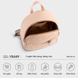 Balo Yuumy ( Thời trang nữ - Balo da Seasand YBA89HA ) màu hồng dâu 