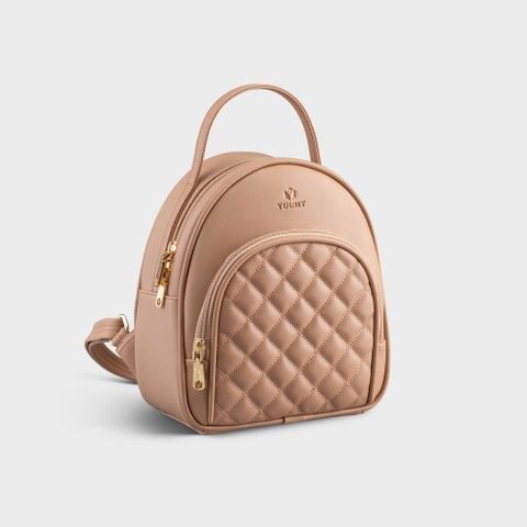  Balo Yuumy ( Thời trang nữ cỡ trung - Balo da Seasand YBA64K ) màu kem 