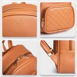  Balo Yuumy ( Thời trang nữ cỡ trung chần chỉ - Balo da Seasand  YBA35XN )Xanh ngọc 