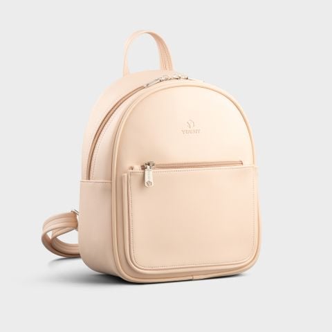 Balo Yuumy (Thời trang nữ vừa A5 - Balo da Seasand YBA106HA) màu hồng dâu