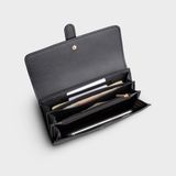  Ví Yuumy (  Thời trang nữ kiểu cầm tay-Ví da Seasand YV35D ) màu đen 