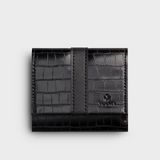  Ví Yuumy ( Thời trang nữ gấp gọn - Ví da Seasand YV102D ) - Đen 