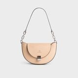  Túi Yuumy ( Thời trang nữ size 18 - Túi đeo chéo da Seasand YN235K ) - Kem 