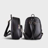  Balo Yuumy ( Thời trang nữ đựng vừa A4 - Balo da Seasand YBA57D ) Màu đen 