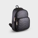  Balo Yuumy ( Thời trang nữ đựng vừa A4 - Balo da Seasand YBA57D ) Màu đen 