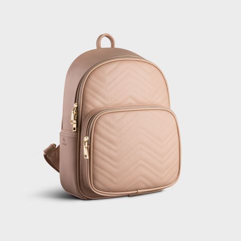  Balo Yuumy ( Thời trang nữ đựng vừa A4 - Balo da Seasand YBA57K )Màu kem 