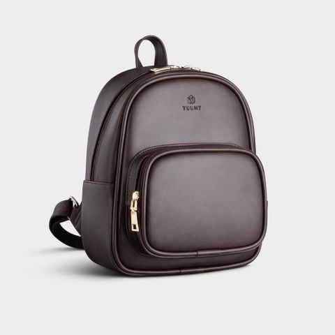  Balo Yuumy ( Thời trang nữ cỡ trung - Balo da Liberal YBA55N ) màu nâu 
