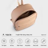  Balo nữ Yuumy ( Họa tiết dễ thương Seasand YBA78K ) Màu kem 