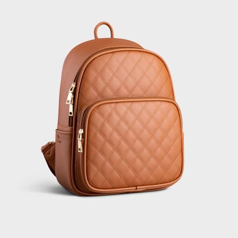  Balo da nữ họa tiết quả trám Yuumy Seasand YBA62B Màu bò 