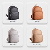  Balo da nữ họa tiết quả trám Yuumy Seasand YBA62D Màu đen 