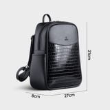  Balo Yuumy ( Thời trang nữ cỡ trung - Balo da Verein YBA69D ) màu đen 