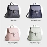  Balo Yuumy ( Thời trang nữ cỡ trung - Balo da Seasand YBA80HA ) Màu hồng dâu 