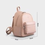  Balo Yuumy ( Thời trang nữ cỡ trung - Balo da Seasand YBA87K ) màu kem 