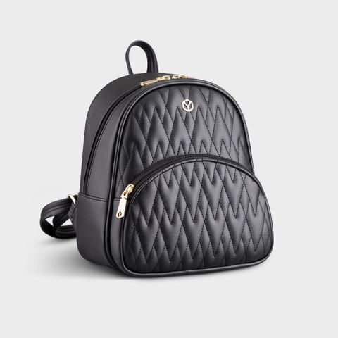  Balo Yuumy ( Thời trang nữ cỡ trung - Balo da Seasand YBA66D ) Màu đen 