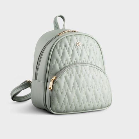  Balo Yuumy ( Thời trang nữ cỡ trung - Balo da Seasand YBA66XN ) Màu xanh ngọc 