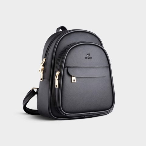  Balo Yuumy ( Thời trang nữ cỡ trung - Balo da Seasand YBA51D màu đen 